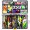 Amazon  Including All Kinds Of Lures Accessories Hooks Tackle Box Fishing Lures Baits Tackle Kit Set