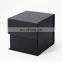 Black square cube custom eco-friendly 17.5cm magnetic lid gift boxes packaging