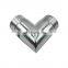 304 316 Fixed 90 Degree Balcony Stair Mirror  Stainless Steel Handrail Tube Joint Connector