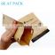 Heat selling environmentally friendly packaging recyclable kraft stand up bag with zipper and window