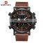 NAVIFORCE NF9135 Men Simple Style Quartz Digital Movement Watch Back Light Week Day Date Display Watch