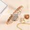JW 8312 Lady's quartz analog charm diamond stainless steel strap elegance bling lady watch