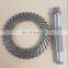 Tractor parts pinion and crown wheel pinion gear ring set 80495400 6X37