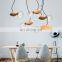 Home Indoor Pendant Lighting Firefly Wood Contemporary Pendants Light Modern Wooden Chandelier