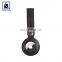 Best Selling Nickle Fitting Matching Stitching Fashion Style Unisex Genuine Leather Airtag Keychain for Bulk Purchase
