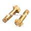 OEM copper gear shaft splined shaft arrows shaft cnc machining part