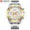 CURREN Waterproof Quartz Steel Band Men's Watch Multi-function Calendar Six-hand Men's Watch