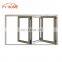 hot sale aluminium triple pane collapsible windows at the american