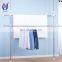 Vertical stainless steel wall mounted clothes hanger rack