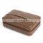 Custom Luxury pu leather Cedar lining Carry Portable Waterproof humidor Travel Leather Cigar Case