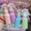 Colorful Empty Plastic PET Carabiner Hook Trigger Bottle 60ml Alcohol Spray Bottle with Keychain