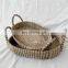 Rustic Cheap Wholesale Seagrass Serving Tray With Carrying Handle Set Of 2 Vietnam Supplier