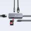 5 in 1 Docking Station TYPE-C TO USB3.0+HDMI+SD/TF card+PD