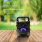 Outdoor drahtloser tragbares BT-Lautsprecher, Subwoofer, LED-Farblicht, Bass, HIFI-Musikbox, Stereo, Party-DJ-Aktivbass