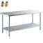 Commercial Stainless Steel Work Table for Restaurants and Catering