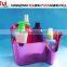 Cute plastic mini bathtub container in bathroom,bathtub shape washing products container