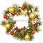 Christmas wonderland decorative holiday mesh/pvc wreath for lights decoration