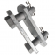 Hot dip galvanized parallel hanging plate P-12 P-7 double eye connection cable power fittings