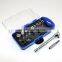 25Pc 25mm Portable Multifunction Ratcheting Magnetic ScrewDriver Bit Set