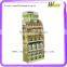 Supermarket Promotion 4 Shelves Stand Paperboard Layer Display