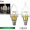 battery operated and raw materials led light candle bulb