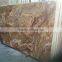 Cheap tiger flower brown onyx marble tile slab