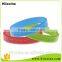 Promotional gifts logo printed cheap custom silicone bracelet with logo