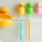 J182 Duck toothbrush holder / colorful double suction can move toothbrush holder