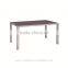 2016 new modern white plastic outdoor table