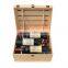 custom name branded pine wood wine boxes