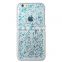 Aikusu No finger print marks crystal glitter gel case for Iphone 6/6S