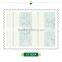 hottest printing non woven wallpaper, green simple vertical stripe wall mural for home interior , sound proof wall covering