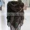 Mink fur shawl for women /high quality women mink fur cape