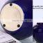 elegant blue glazed high grade without lead food storage ceramic jar with lid for home deco