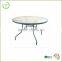 Aluminum steel outdoor furniture dinning table glass top metal table                        
                                                                                Supplier's Choice
