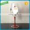 Merry Christmas Handpainted Glass Goblet Cups Lead Free Crystal Glass Candle Holder White Beard Santa Claus Glass Candle Holder