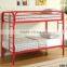 Modern Bedroom Furniture Adult Kids Black White Blue Red Iron Bunk Bed