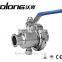 sanitary ss304/316 ball valve manufacture Stainless steel 1 inch pneumatic ball valve