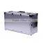 carry-on silver aluminum tool case instrument casing with combination lock for professionals