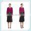 Lady's bonded plain dyed fashion skirt