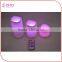 3Pc Color Changing Battery Operated LED Light Candle Set With Remote Control