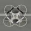 White 2.4G only 9cm nano quadcopter drone with 360 rolling