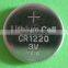 CR1220 Button Battery 3V Lithium 40mAh Eunicell