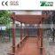 eco-friendly wpc pergola with high quality made in china