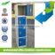 China supplier steel mini school/gym single 4 door locker, metal clothes wardrobe