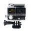 50% cut off for promotion dual screen 2.0 inch 30M waterproof with 170 degree view angle H3 action sport camera HD 4K