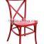 RESIN crossback chair outdoor cafe chair event weddingchair