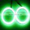 New Products Colorful Change RGB COB Angle Eye Rings Led with IR Controller 24keys 12V