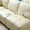 Dhouse livingroom furniture white leather sectional sofa 8030