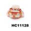 fancy hair accessories flower clear claw plastic hair clips wholesale